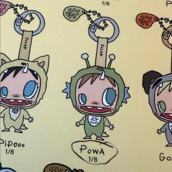 Hello Polar plushie Monster Baby. “ Powa” green monster. Authentic by Popmart. - Picture 5 of 6